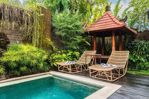 Cozy 2-bed villa with pool 5 mins to finns beach