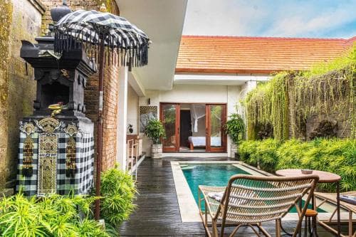 Cozy 2-bed villa with pool 5 mins to finns beach