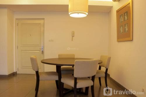 Elegant and Spacious 2BR at Apartment Simprug Park Residences By Travelio