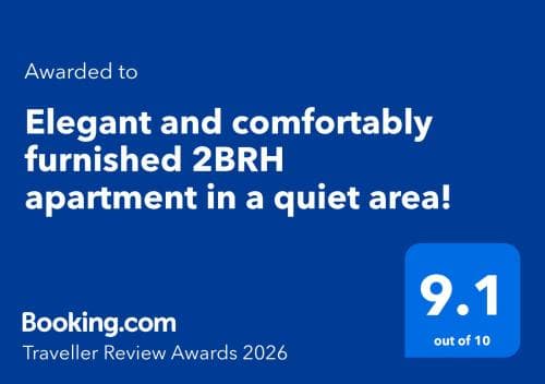 Elegant and comfortably furnished 2BRH apartment in a quiet area!