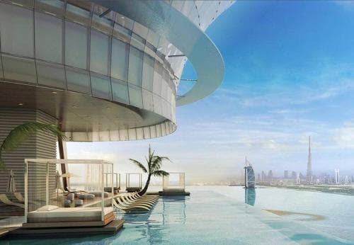 Luxury Studio in High Floor Full Sea View in The Palm Tower Plam Jumeirah