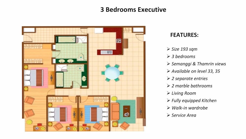 The Mayflower, Jakarta-Marriott Executive Apartments