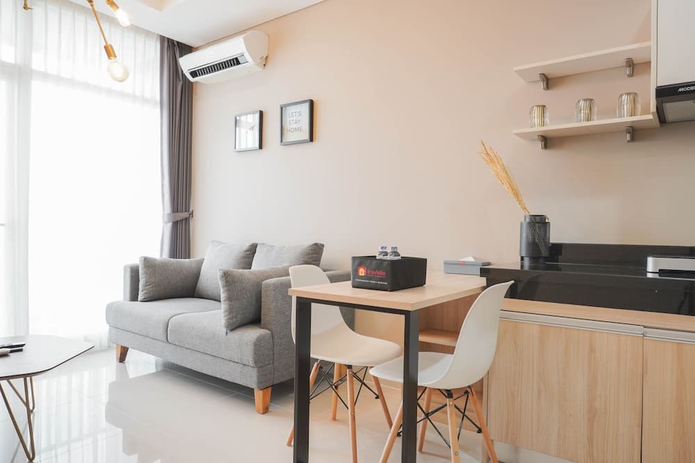 Elegant 2BR Ciputra International Apartment near Puri Indah Mall By Travelio
