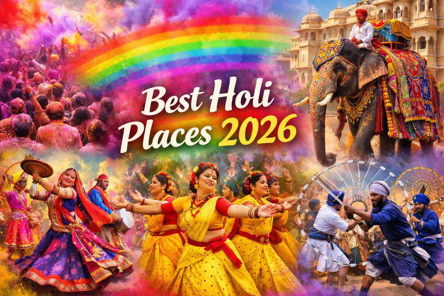 Best Places to Visit for Holi 2026 in India: 5 Curated Experiences Beyond the Colors