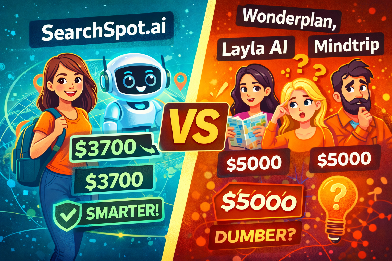 Best AI Trip Planner: Compare SearchSpot.ai, Wonderplan, Layla & Mindtrip