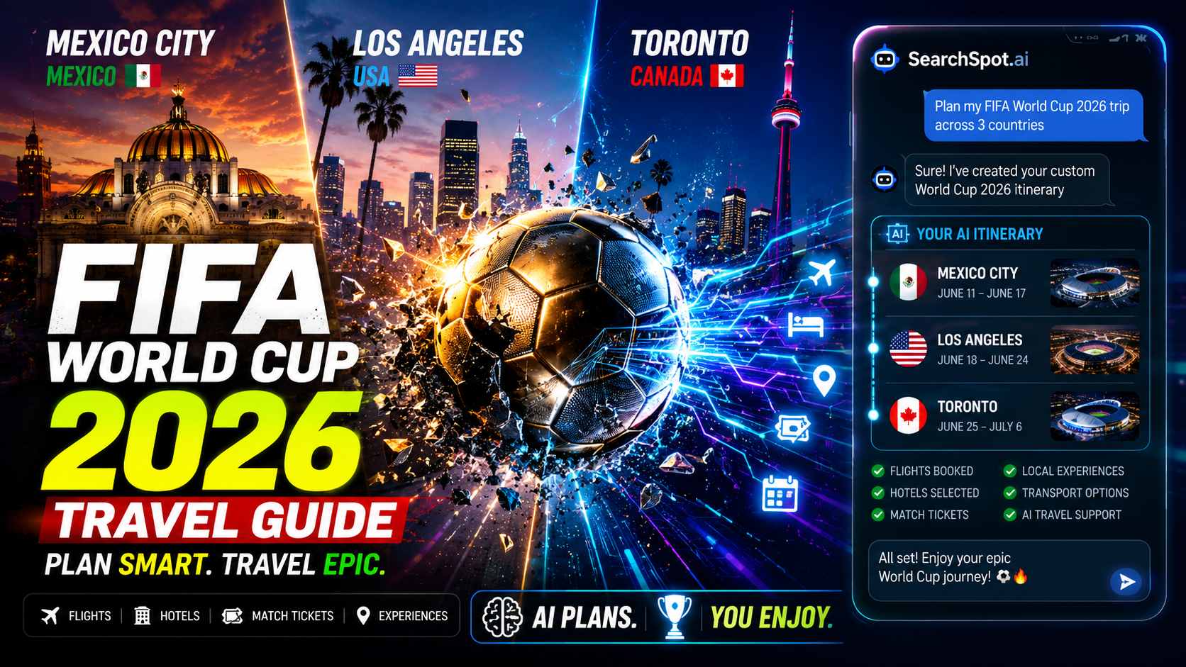 FIFA World Cup 2026 Travel Guide: How AI Can Plan Your Entire World Cup Trip