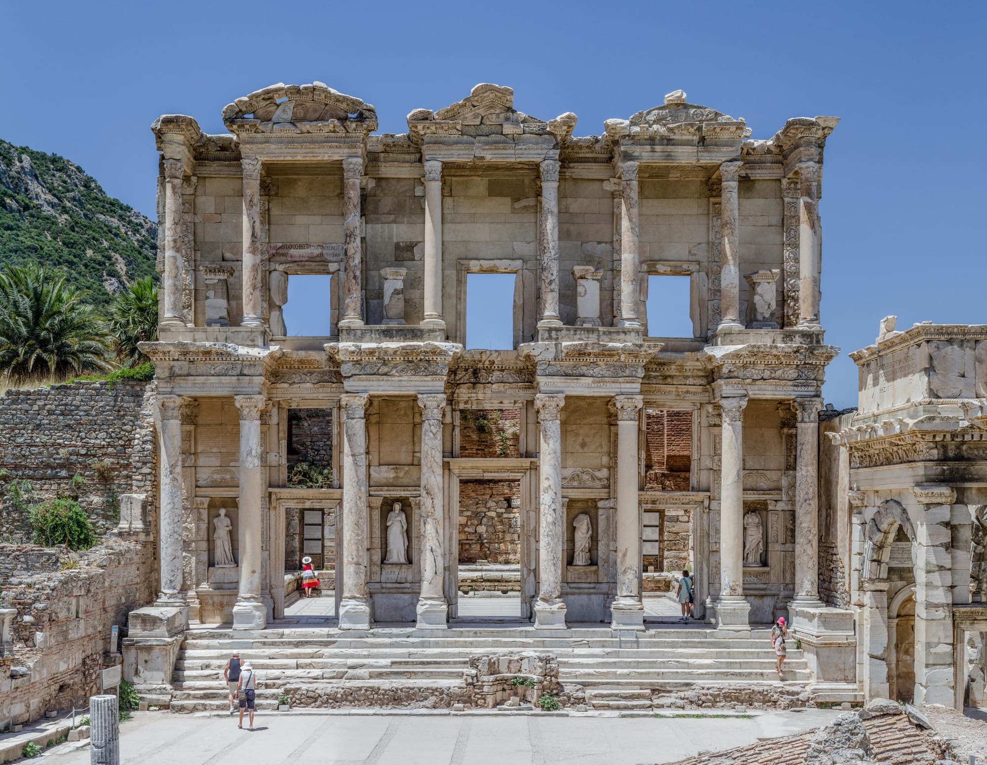 Library of Celsus at Ephesus on a day trip from Kusadasi