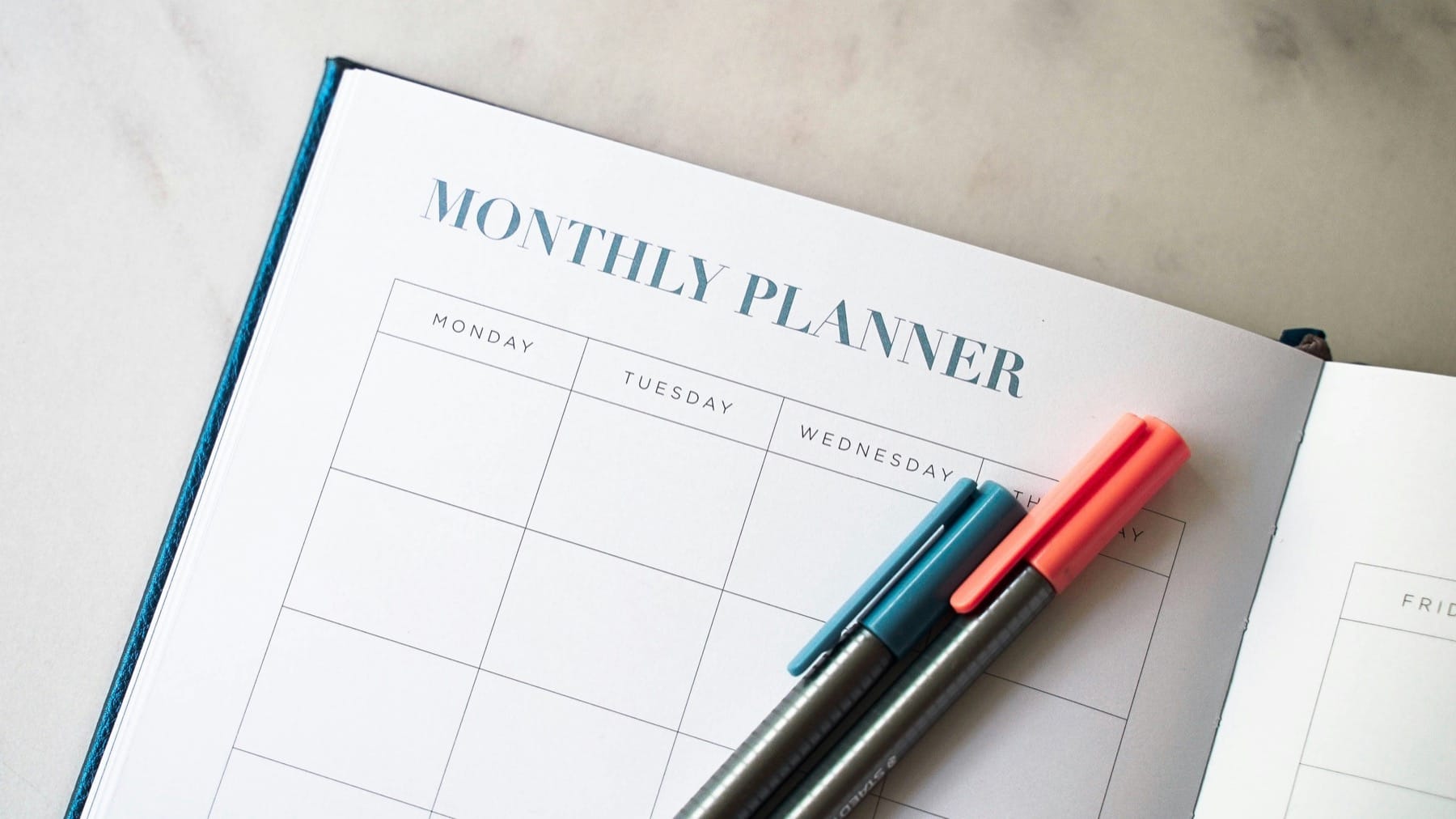 Wonderplan AI review image of a blank planner for building a fast itinerary