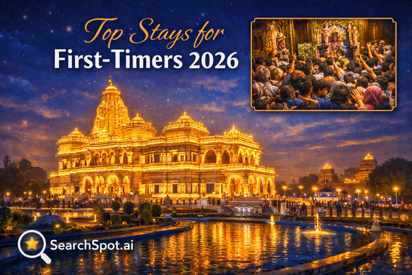 Where to Stay in Vrindavan for First-Time Visitors: The Ultimate 2026 Guide by SearchSpot.ai