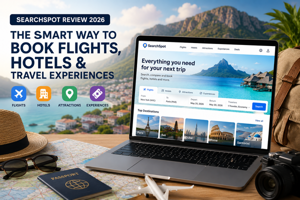 SearchSpot Review 2026: The Smart Way to Book Flights, Hotels & Travel Experiences