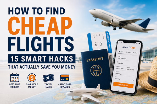 How to Find Cheap Flights in 2026: 15 Smart Hacks That Actually Save You Money
