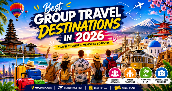 Best Group Travel Destinations in 2026: 12 Incredible Places for Friends, Families, and Teams