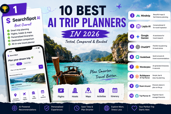 10 Best AI Trip Planners in 2026 (Tested)