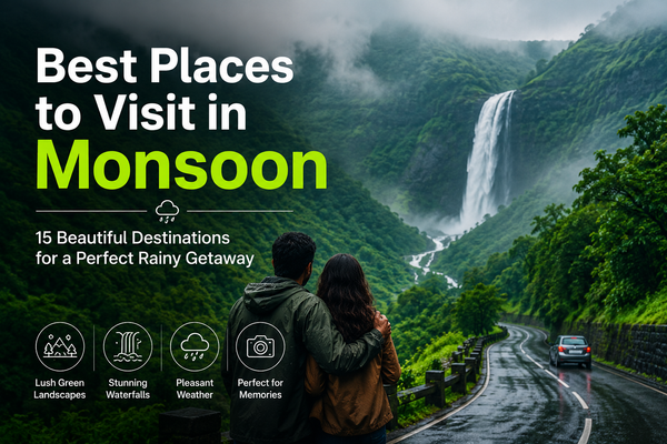 Best Places to Visit in Monsoon (2026): 15 Rainy Season Destinations You’ll Love