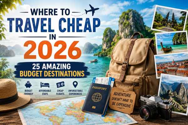 Where to Travel Cheap in 2026: 25 Amazing Budget Destinations